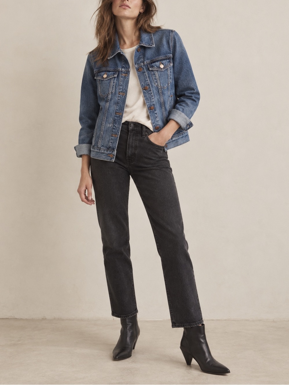 Madewell oversized Jean Jacket in Pinter Wash